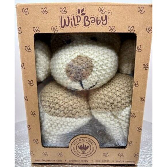 Wild Baby Dog Stuffed Animal Heatable Microwavable Plush Pal 10 Inch - Picture 2 of 13